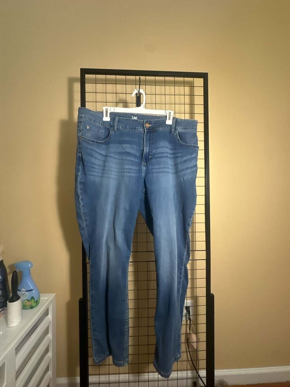 Lee Riders Women's Plus Size Straight Leg Denim Jeans, Size 20W